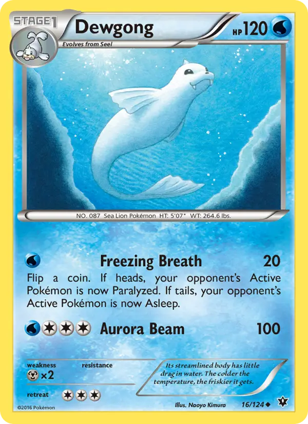 Dewgong — Fates Collide card #16