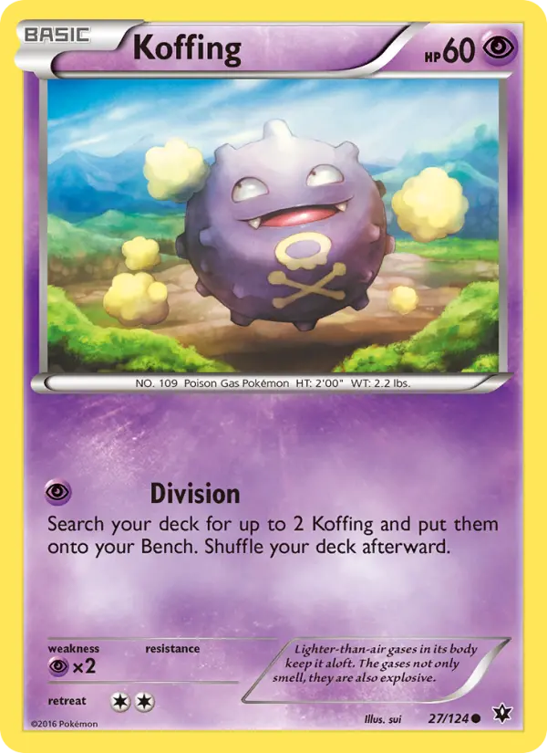 Koffing — Fates Collide card #27