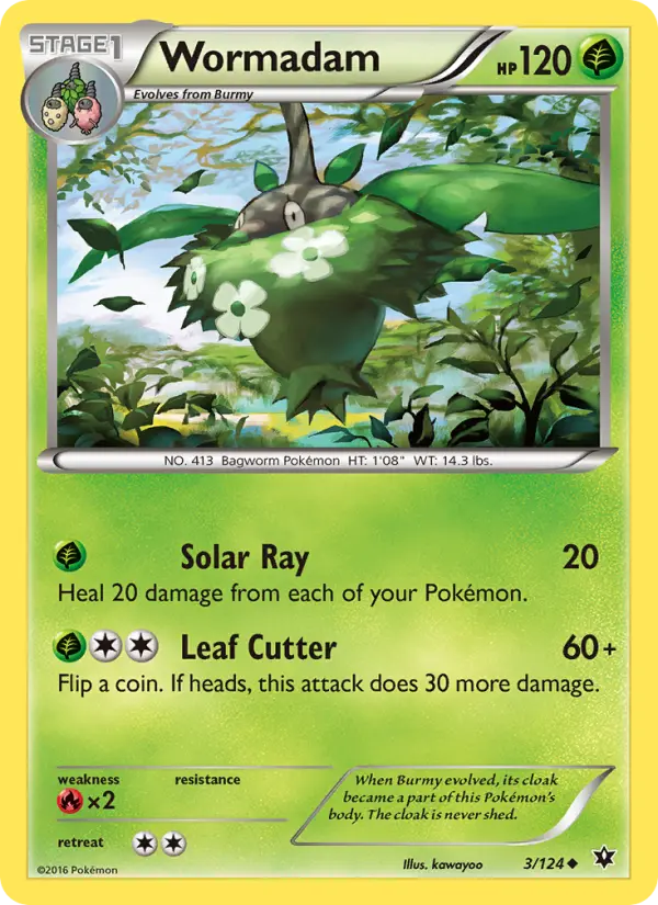 Wormadam — Fates Collide card #3