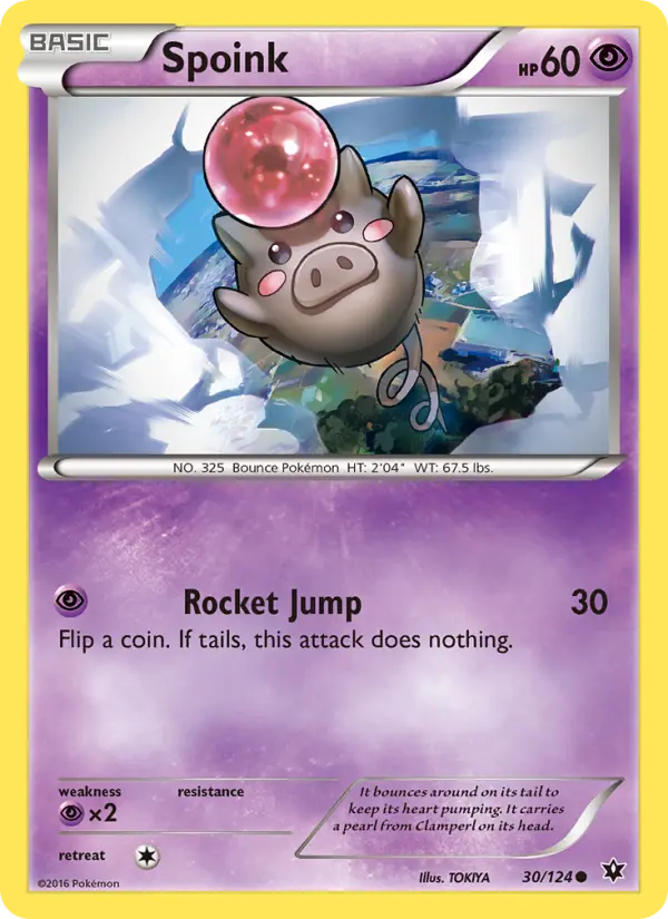 Spoink — Fates Collide card #30