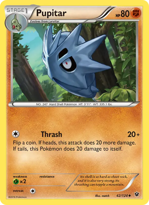 Pupitar — Fates Collide card #42