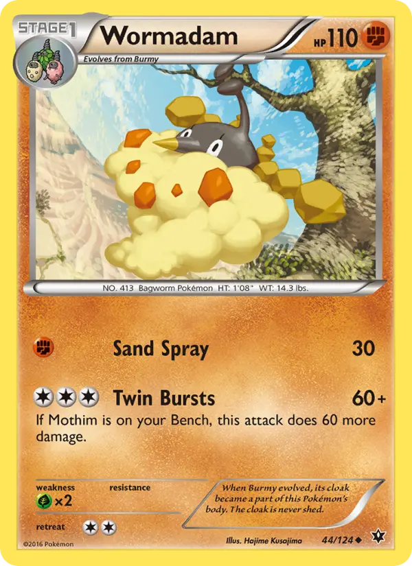 Wormadam — Fates Collide card #44