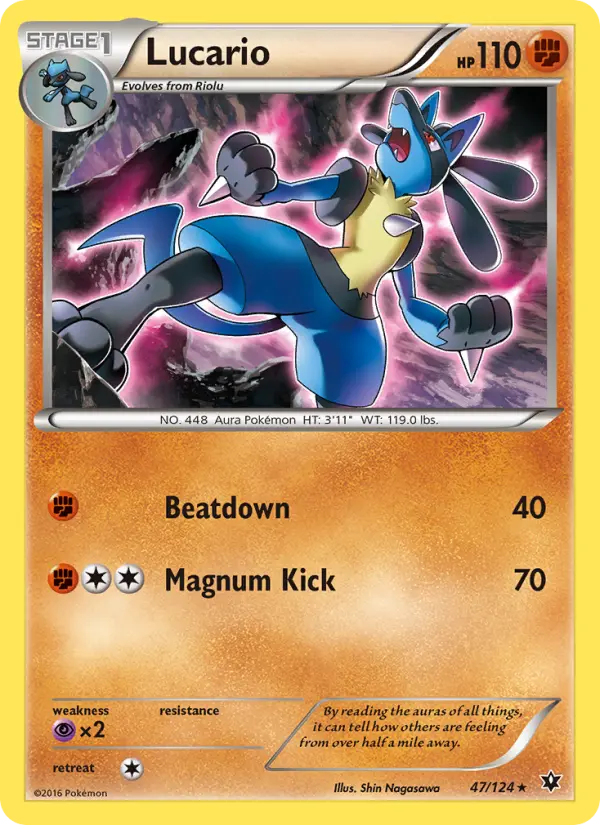 Lucario — Fates Collide card #47