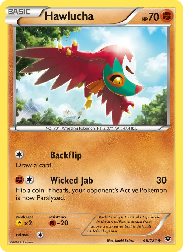 Hawlucha — Fates Collide card #48