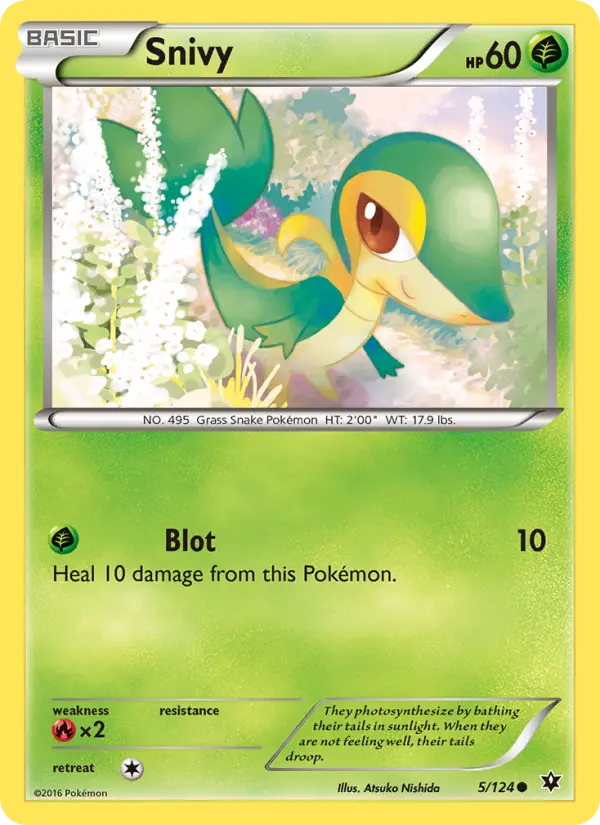 Snivy — Fates Collide card #5