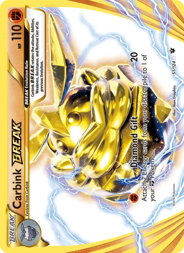 Carbink BREAK — Fates Collide card #51