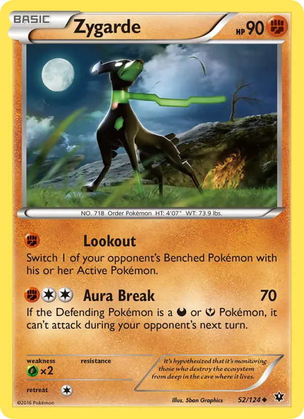 Zygarde — Fates Collide card #52