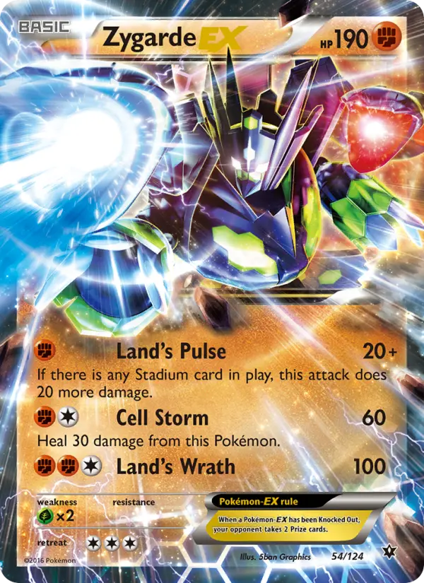 Zygarde EX — Fates Collide card #54