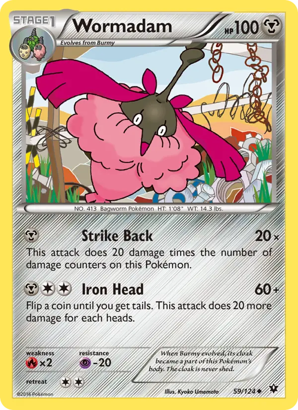 Wormadam — Fates Collide card #59
