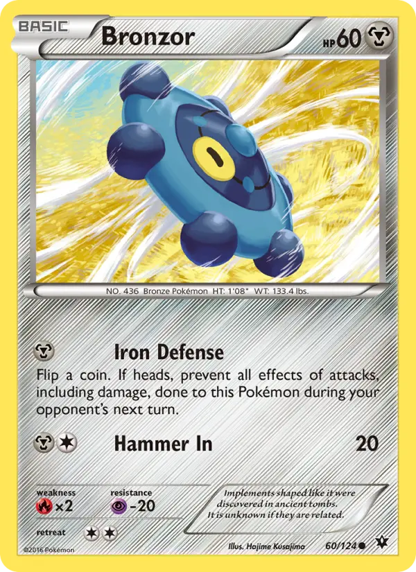 Bronzor — Fates Collide card #60