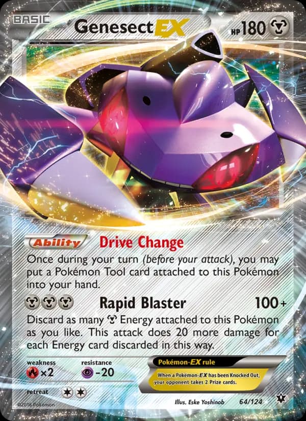 Genesect EX — Fates Collide card #64