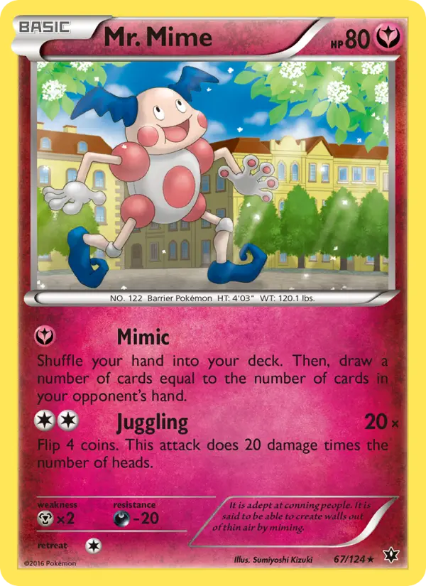 Mr. Mime — Fates Collide card #67