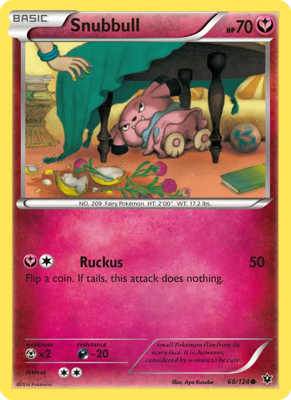 Snubbull — Fates Collide card #68