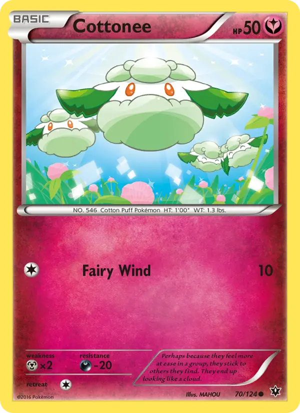 Cottonee — Fates Collide card #70