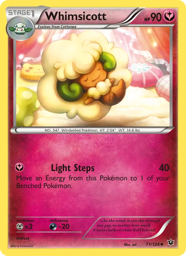 Whimsicott — Fates Collide card #71
