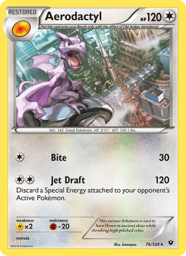 Aerodactyl — Fates Collide card #76