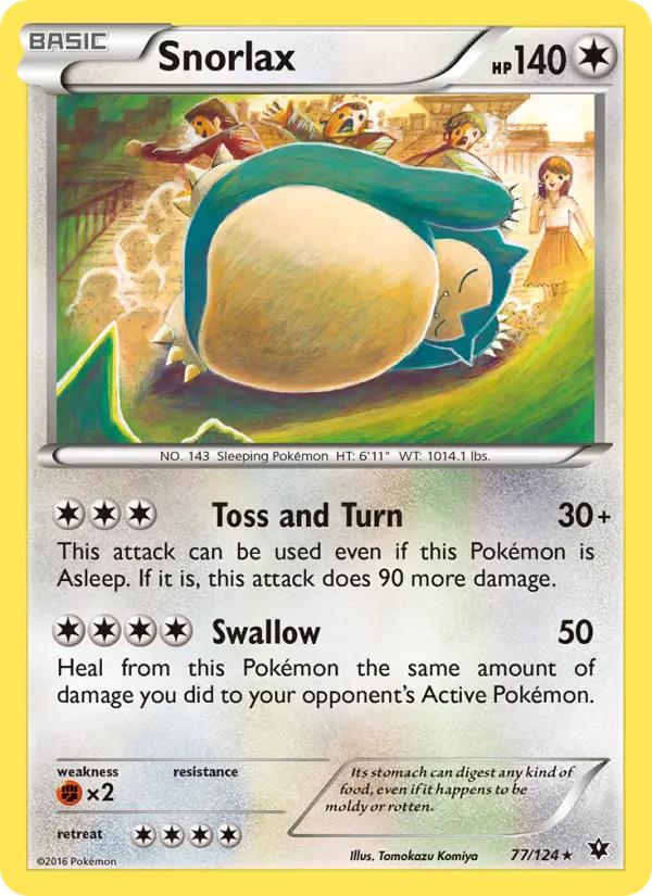Snorlax — Fates Collide card #77