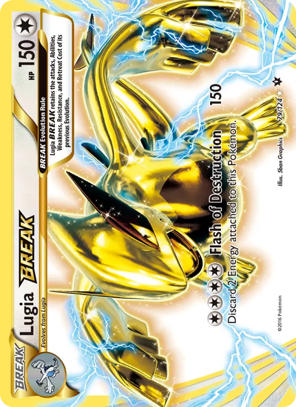 Lugia BREAK — Fates Collide card #79