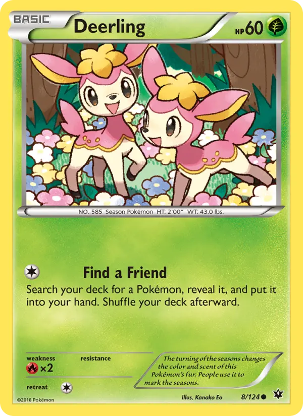 Deerling — Fates Collide card #8