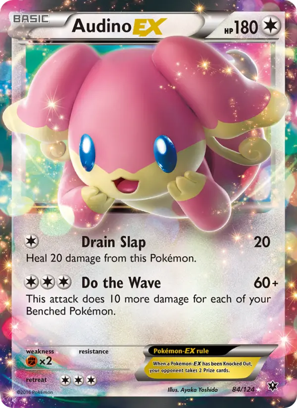 Audino EX — Fates Collide card #84