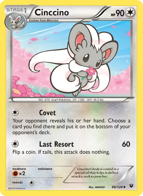 Cinccino — Fates Collide card #88