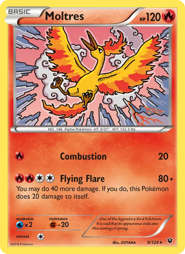 Moltres — Fates Collide card #9