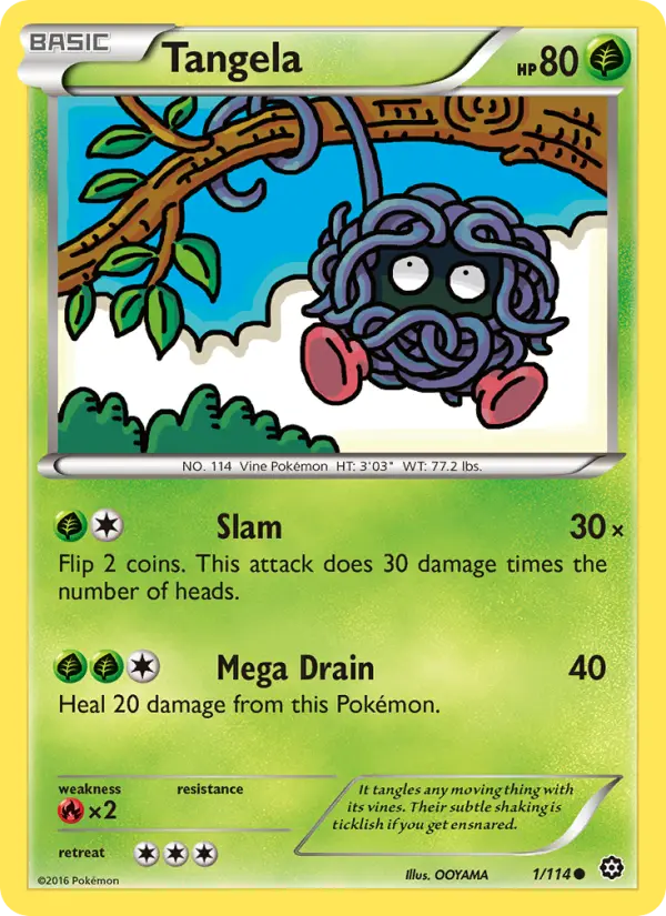 Tangela — Steam Siege card #1