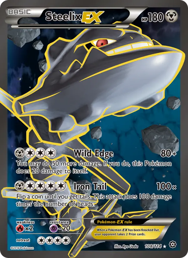 Steelix EX — Steam Siege card #108
