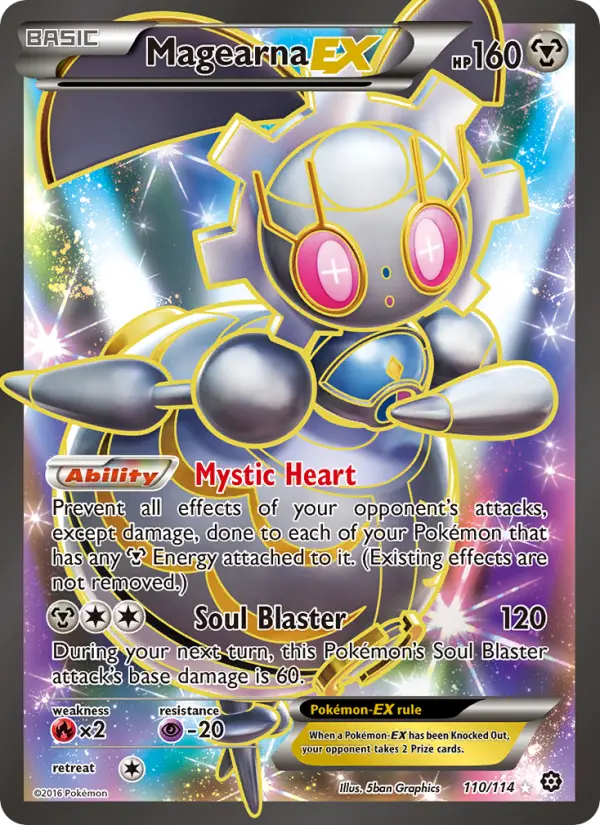 Magearna EX — Steam Siege card #110