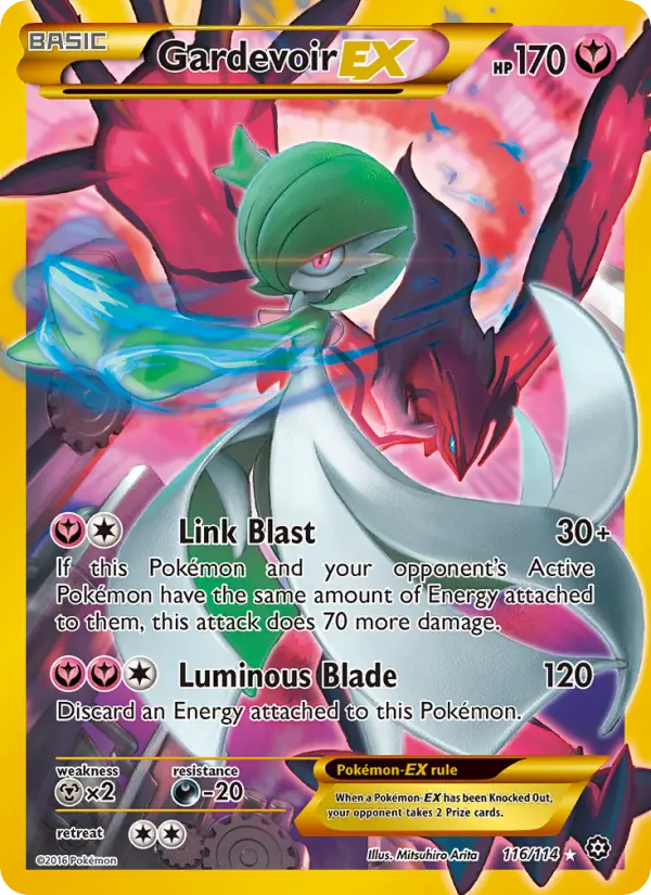 Gardevoir EX — Steam Siege card #116