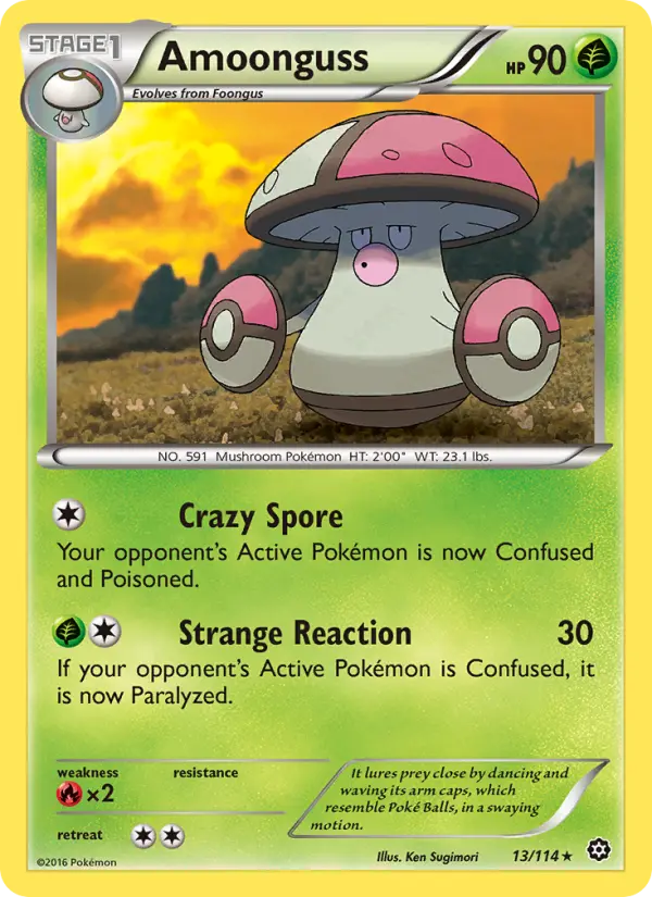 Amoonguss — Steam Siege card #13