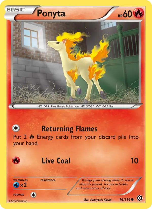 Ponyta — Steam Siege card #16