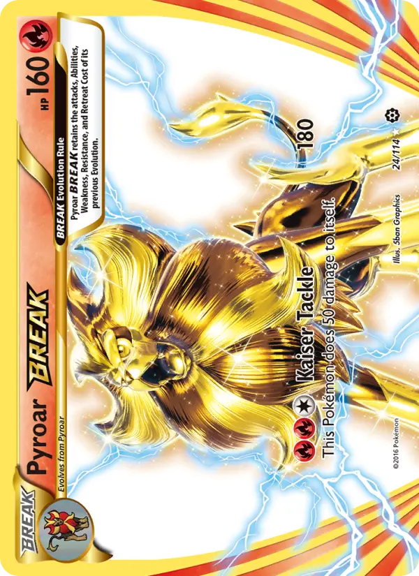 Pyroar BREAK — Steam Siege card #24