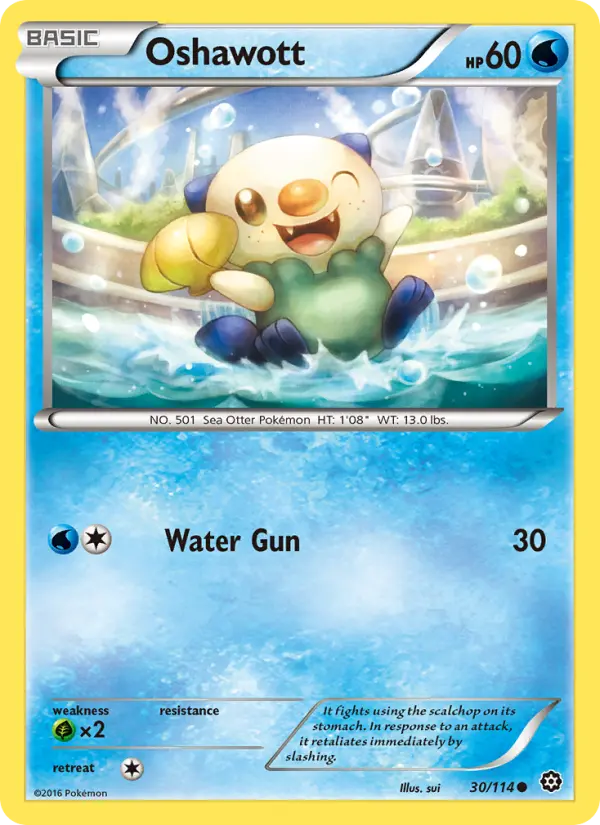 Oshawott — Steam Siege card #30
