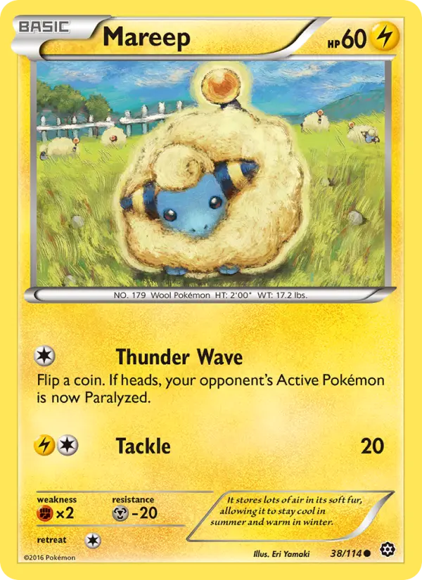 Mareep — Steam Siege card #38