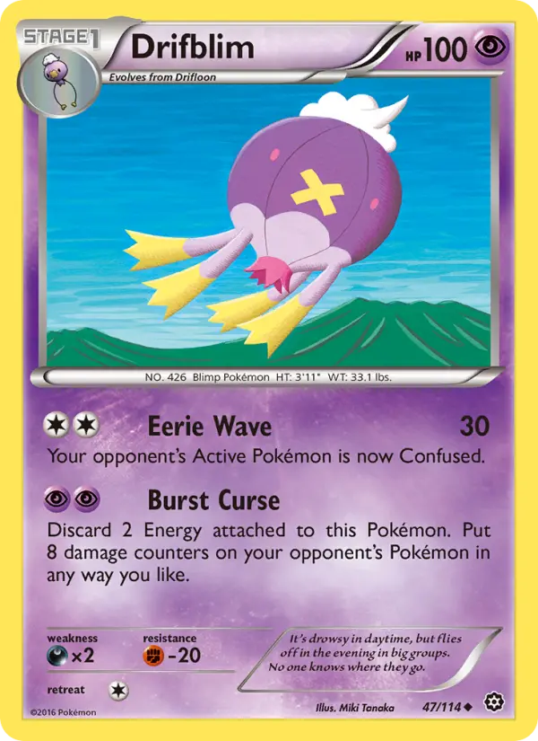 Drifblim — Steam Siege card #47