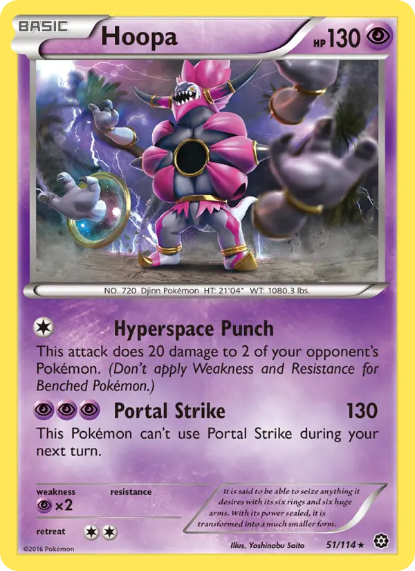Hoopa — Steam Siege card #51