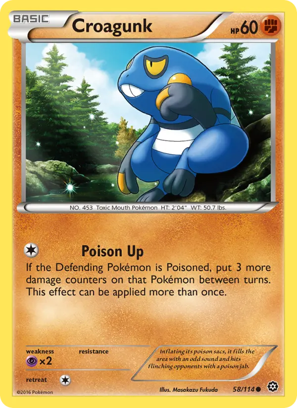 Croagunk — Steam Siege card #58