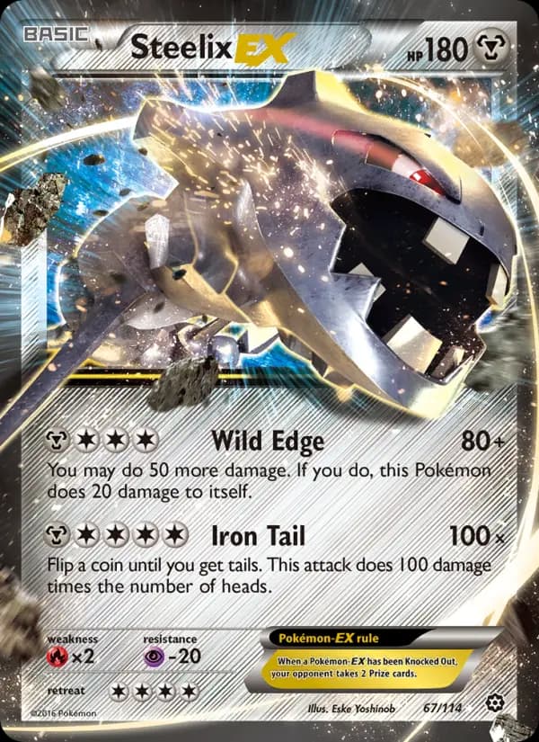 Steelix EX — Steam Siege card #67