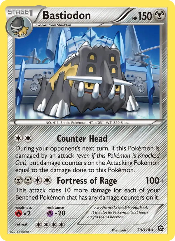 Bastiodon — Steam Siege card #70