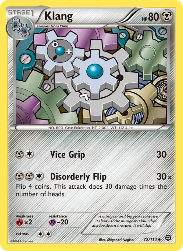 Klang — Steam Siege card #72