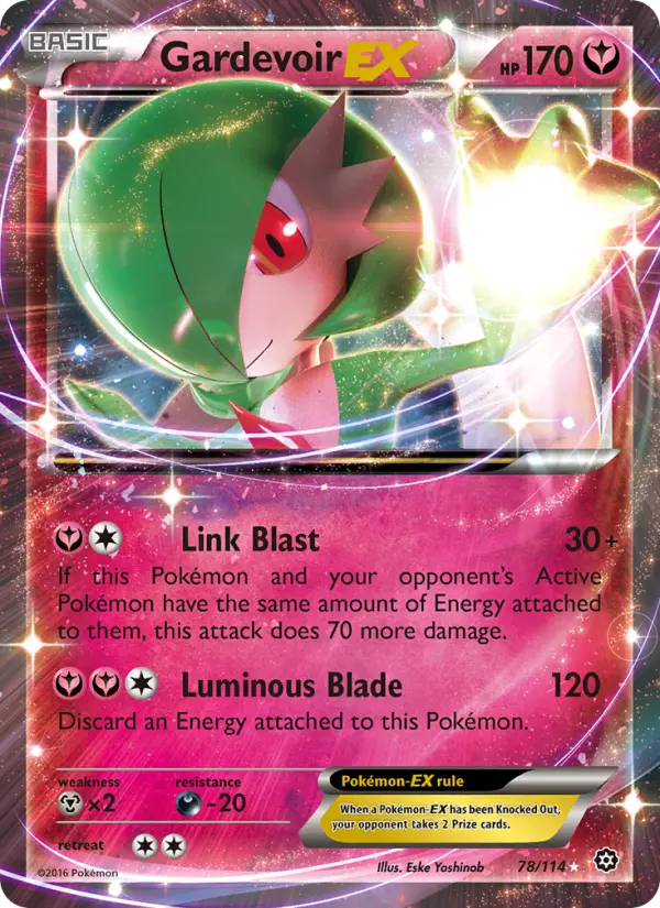 Gardevoir EX — Steam Siege card #78