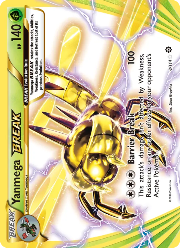 Yanmega BREAK — Steam Siege card #8