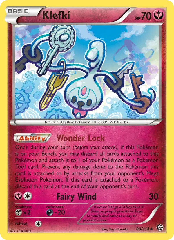 Klefki — Steam Siege card #80