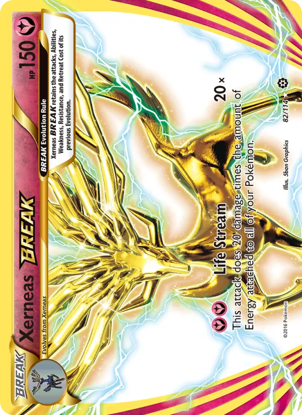 Xerneas BREAK — Steam Siege card #82