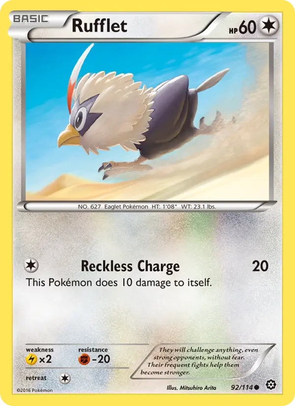 Rufflet — Steam Siege card #92