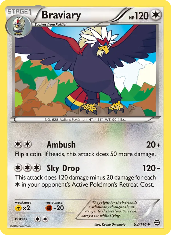 Braviary — Steam Siege card #93