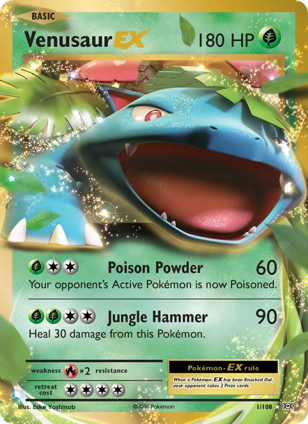 Venusaur EX — Evolutions card #1