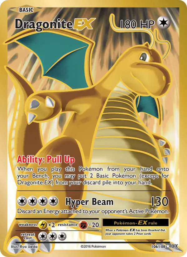 Dragonite EX — Evolutions card #106