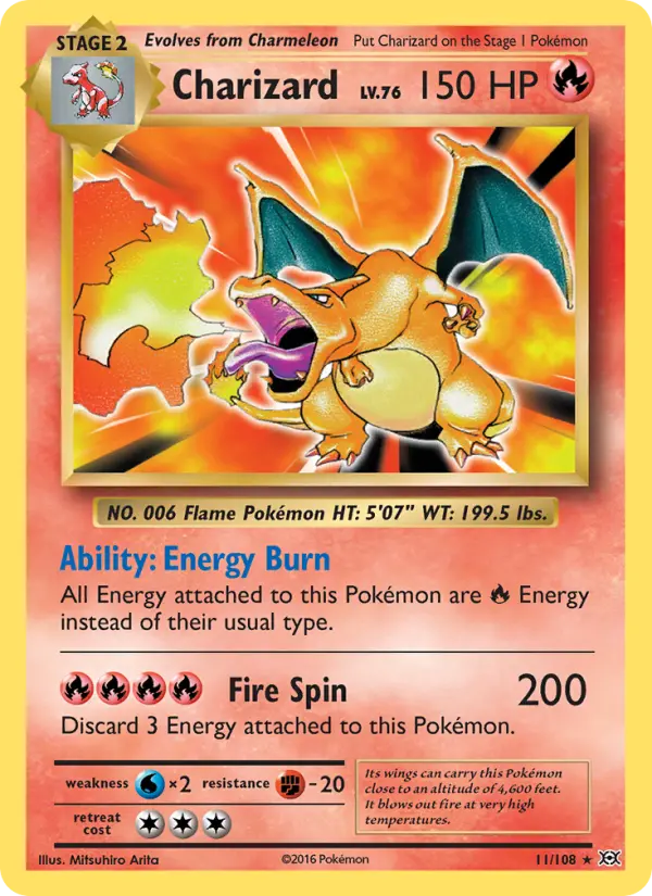 Charizard — Evolutions card #11